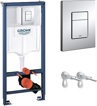 Фото Geberit Selnova Rimfree 501.750.00.1 + Grohe Rapid SL 38772001
