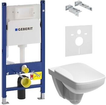 Фото Geberit Selnova Square 500.275.01.1 + Geberit Duofix 458.103.00.1