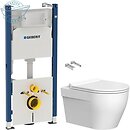 Фото Devit Laguna Clean Pro 3020110 + Geberit Duofix 458.126.00.1