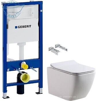 Фото Dusel Cubis DWHT10201030R + Geberit Duofix 458.103.00.1