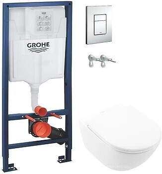 Фото Villeroy & Boch Subway 3.0 4670T901 + Grohe Rapid SL 38772001