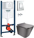 Фото Q-tap Tern QT1733052ERMB + Grohe Rapid SL 38772001