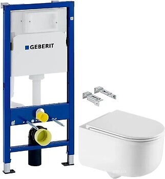 Фото Geberit Taurus Ultra Quiet QT2433084EUQW + Geberit Duofix 458.103.00.1