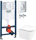 Фото Q-tap Scorpio Ultra Quiet QT1433053EUQW + Grohe Rapid SL 38721001