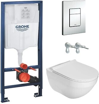 Фото Roca Ossa/Hebe Rimless A34H138000 + Grohe 38772001