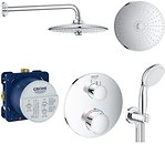 Фото Grohe Grohtherm Eurosmart 26458000 + 35600000 + 26406001 + 24076000 (34614SC5)