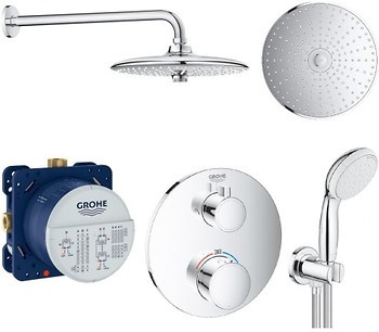 Фото Grohe Grohtherm Eurosmart 26458000 + 35600000 + 26406001 + 24076000 (34614SC5)