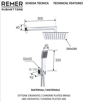 Фото Remer Rubinetterie SETS02Q25Q