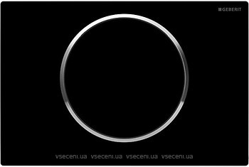Фото Geberit Sigma10 чорна, хром глянсовий (115.758.KM.5)