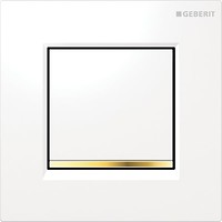 Фото Geberit Sigma30 белая, позолота (116.017.KK.1)