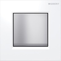 Фото Geberit Sigma30 белая, хром матовый (116.017.KL.1)