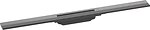 Фото Hansgrohe RainDrain Flex 800 мм Brushed Black Chrome (56051340)
