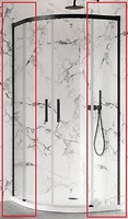 Фото Radaway Idea Black PDD 100x100 (387142-54-01)