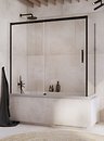 Фото Radaway Idea Black PN DWJ + S 140x70 L (10042140-54-01L+10005070-54-01R)