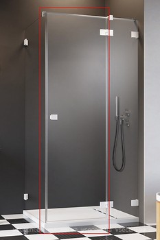 Фото Radaway Essenza Pro White KDJ 100 R (10097100-04-01R)