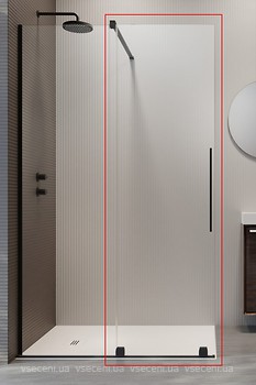 Фото Radaway Furo Black Walk-in 100 L (10106538-54-01L)