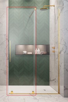 Фото Radaway Furo Gold Walk-in 130 R (10106688-09-01R)