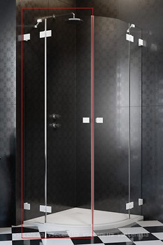 Фото Radaway Essenza Pro White PDD 80 L (10095080-04-01L)