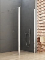 Фото New Trendy New Soleo 2D Walk-in 34x195 з поворотний стінкою K-0345-1