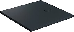 Фото Omnires Aquarock M+ 80x80 чорний лавовий матовий (AQUAROCK80-KBLV)