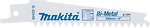 Фото Makita 5 шт. для шабельної пили JR100D по гіпсокартону (B-20448)
