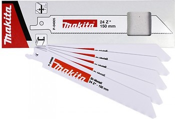 Фото Makita 5 шт. для шабельних пил по металу (P-04905)