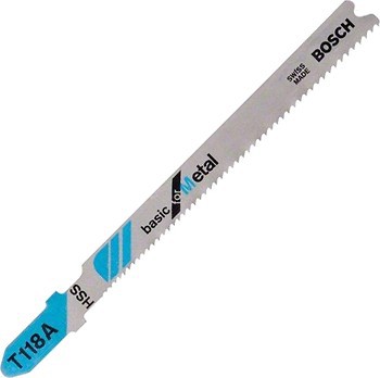 Фото Bosch T118A 3 шт. для електролобзиків по металу (2608631507)