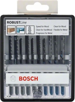 Фото Bosch Robust Line Wood and Metal 10 шт. для електролобзиків по дереву і металу (2607010542)