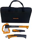 Фото Fiskars X11 S + пила + ніж + чавило (2021284)