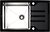 Фото Germece Handmade Black Glass 78x51x20