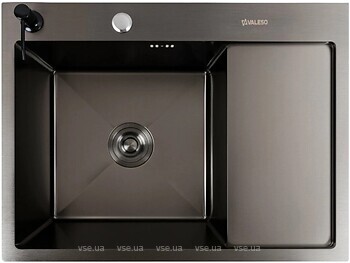 Фото Valeso Handmade PVD CM 65x50 L 3.0/0.8 черный (круглый сифон)