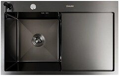 Фото Valeso Handmade PVD CM 78x50 L 3.0/0.8 черный (круглый сифон)