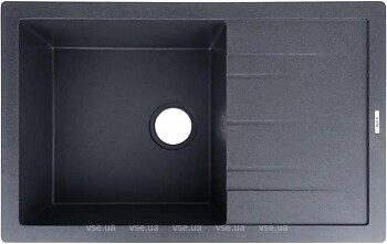 Фото Ventolux Diamante 76x48 Black Matt Quartz