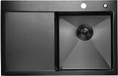 Фото Valeso Handmade PVD 58x48 R 3.0/0.8 (два отвори, круглий сифон)