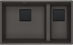 Фото Franke Kubus 2 KNG Pro 120 сірий сланець Black Edition (125.0750.517)