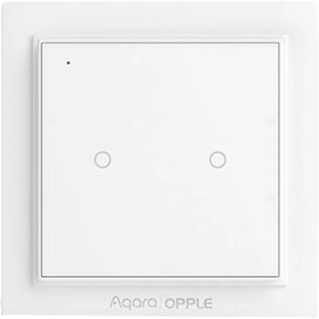 Фото Xiaomi умный выключатель Aqara Opple Light Switch Double-Button (WXCJKG11LM)