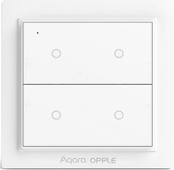 Фото Xiaomi розумний вимикач Aqara Opple Light Switch Double-Button (WXCJKG12LM)