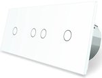 Фото Livolo розумний вимикач 4 канали (1-2-1) білий (VL-C701Z/C702Z/C701Z-11)