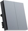 Фото Xiaomi розумний вимикач Aqara Smart Wall Switch H1 Pro Two Gang Without Neutral (QBKG28LM)