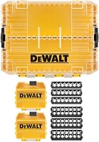 Фото DeWALT Tough Case M + 2 футляра для бит + кассеты для бит (DT70803)