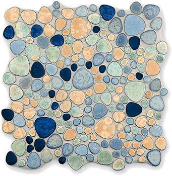 Фото Baerwolf мозаика Ceramic Mosaic Kiesel-3780 30x30