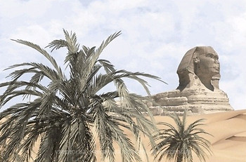 Фото Golden Tile декор Luxor голубой 20x30 (091311)