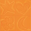 Фото Pamesa декор Agatha Cuatro Relieve Naranja 20x20