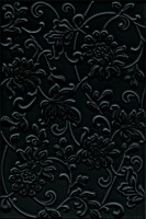 Фото Kerama Marazzi плитка для стін Аджанта Квіти чорна 20x30 (8217)