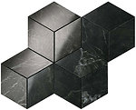 Фото Atlas Concorde мозаїка Marvel Pro Mosaico Esagono Noir St Laurent Lapp 30x35