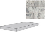 Фото Rex ступень угловая I Marmi di Rex Gradino Angolo SX Marble Gray Naturalle 33x45 левая (729013)