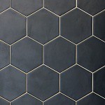 Фото Equipe Ceramicas плитка для підлоги Hexatile Mate Negro 17.5x20