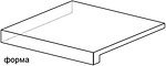 Фото Atlas Concorde сходинка кутова з капіносом Axi Scalino Angolare Sx Grey Timber 22.5x22.5