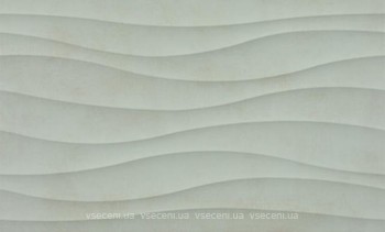 Фото Ecoceramic плитка для стін Vanguard Waves Marfil 33.3x55