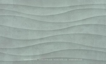 Фото Ecoceramic плитка для стін Vanguard Waves Ceniza 33.3x55